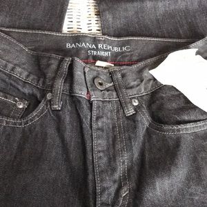 🚨B2G1 New BANANA REPUBLIC Black Straight Leg Jeans